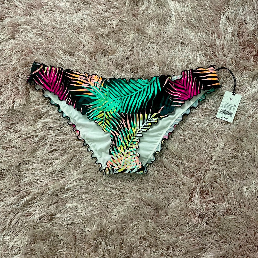 NWT Target Brand Ruffled Bikini Bottom Sz XL
